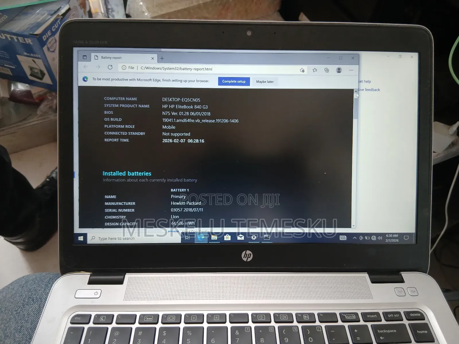 Laptop HP EliteBook 840 8GB Intel Core i5 SSD 512GB