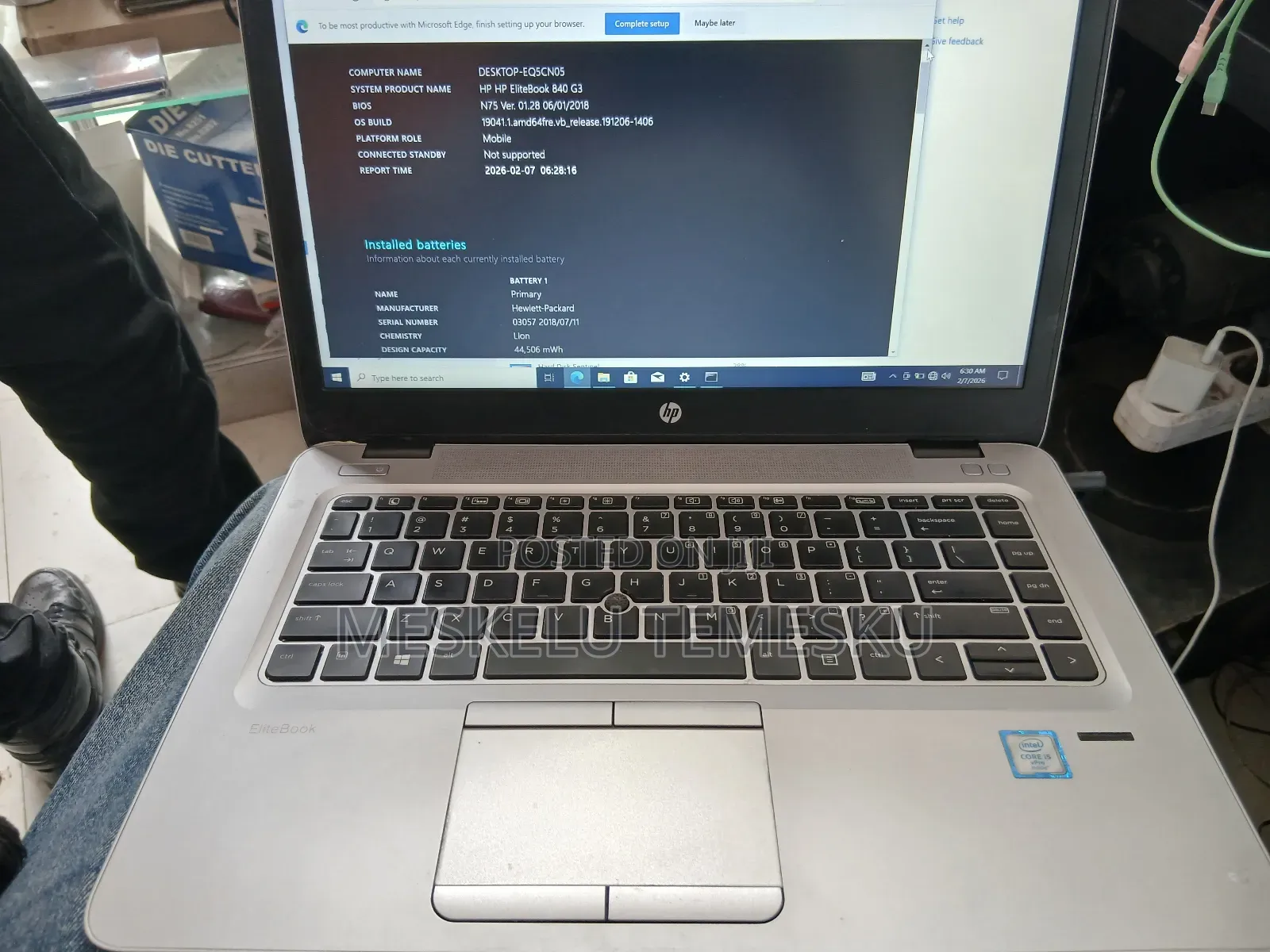 Laptop HP EliteBook 840 8GB Intel Core i5 SSD 512GB