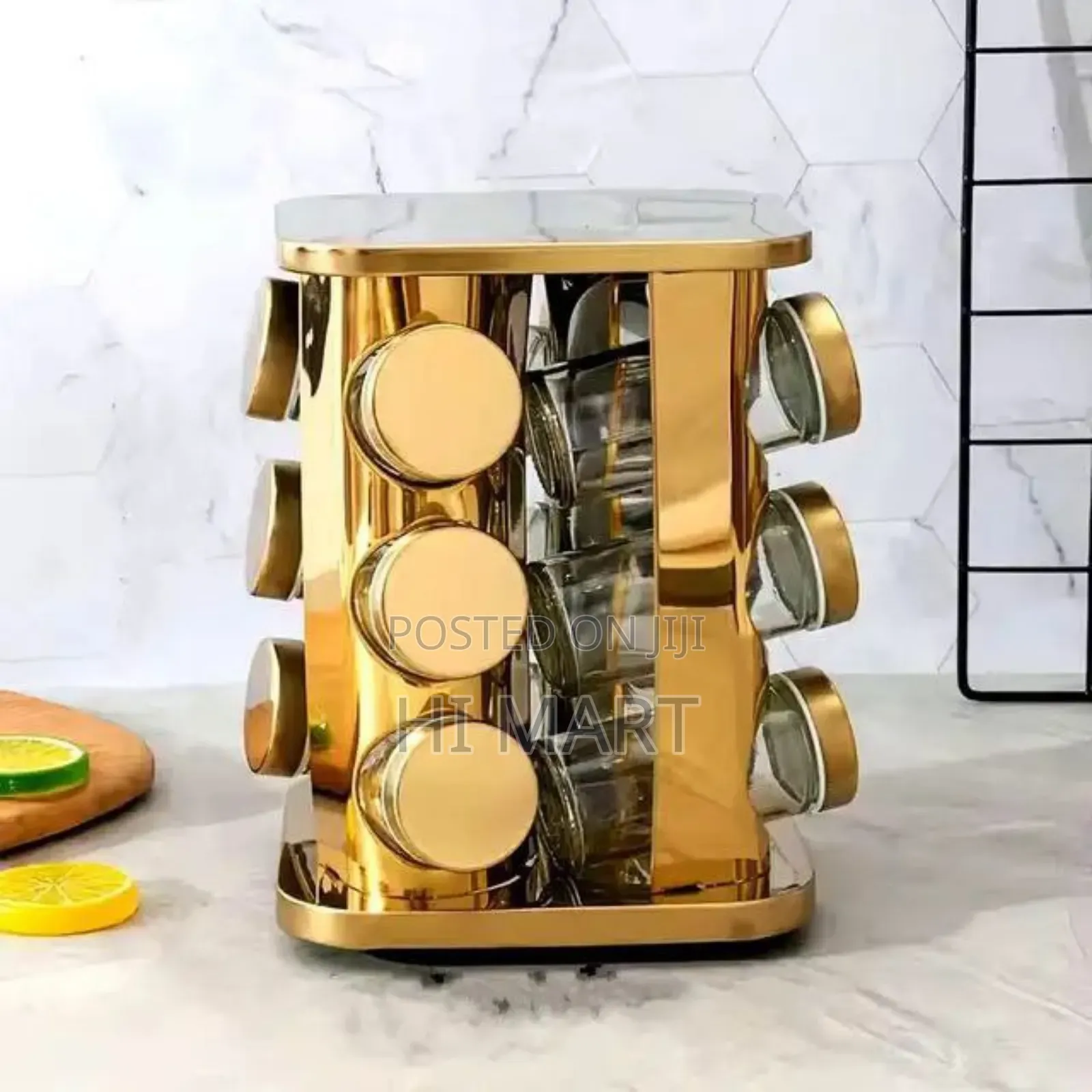 12 Jar Rotating Spice Carousal