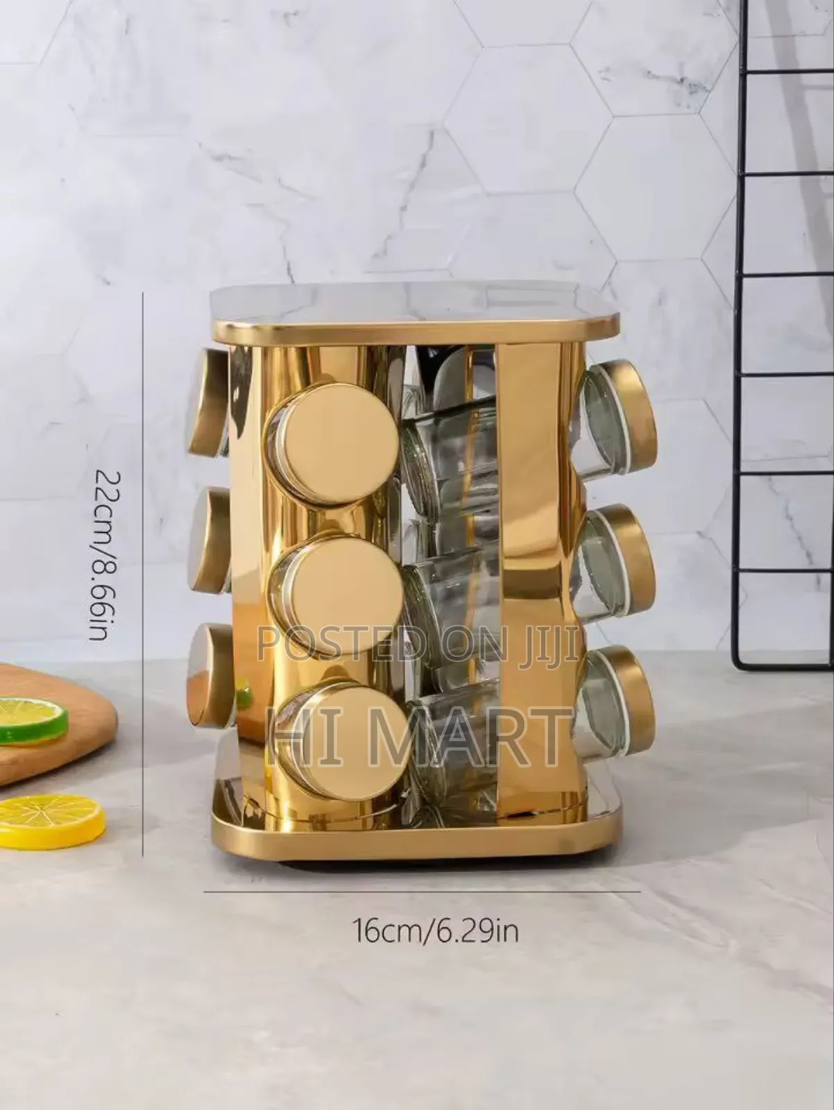 12 Jar Rotating Spice Carousal