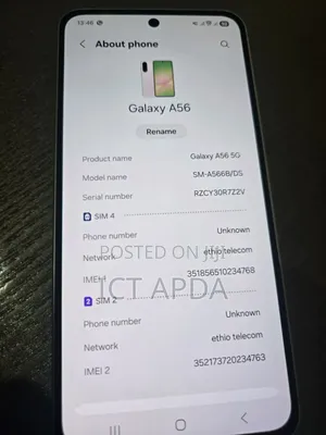 New Samsung Galaxy A56 256 GB White