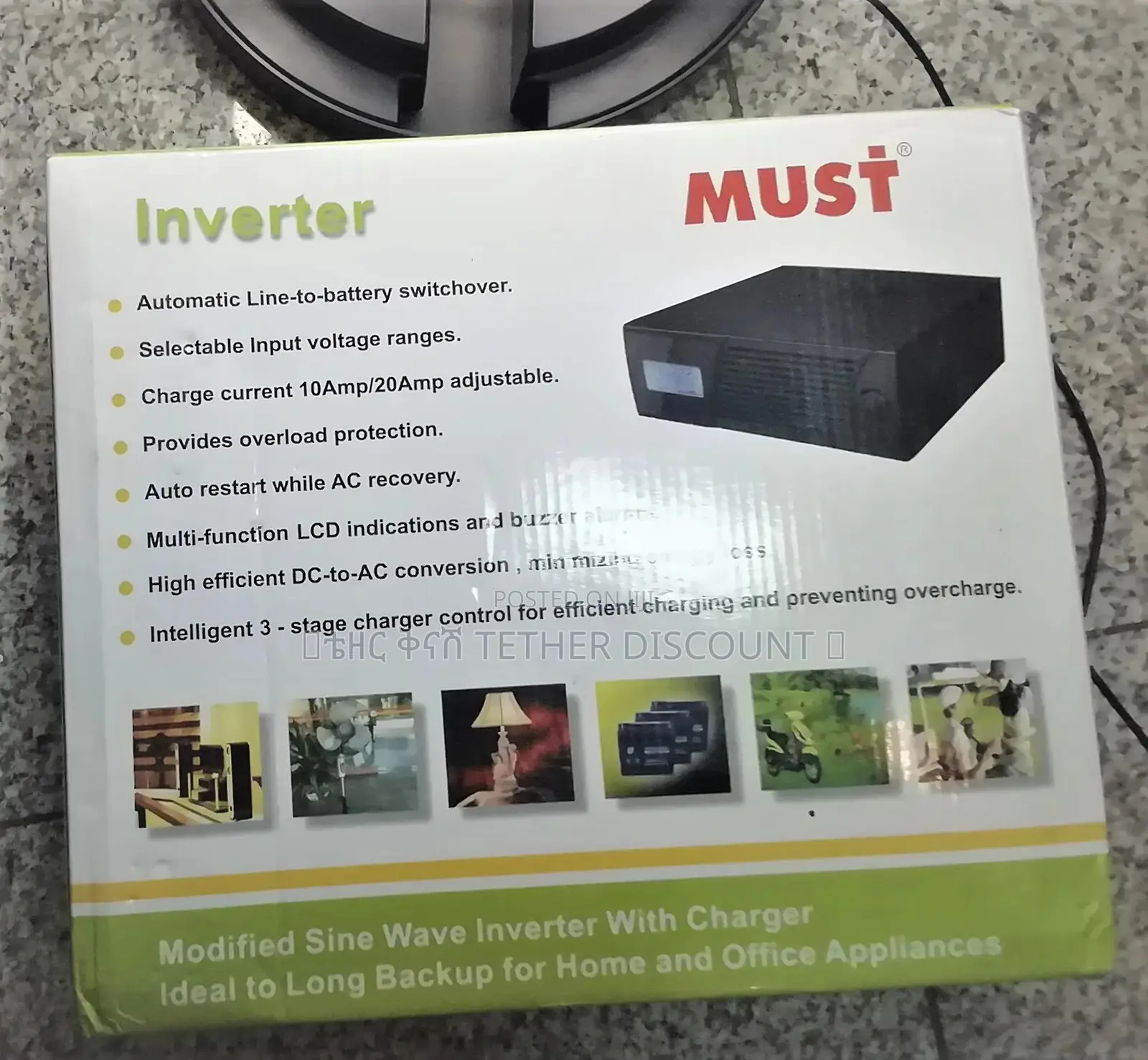 Power Inverter 2400va/1440w Model Ep11-2400 New Packed