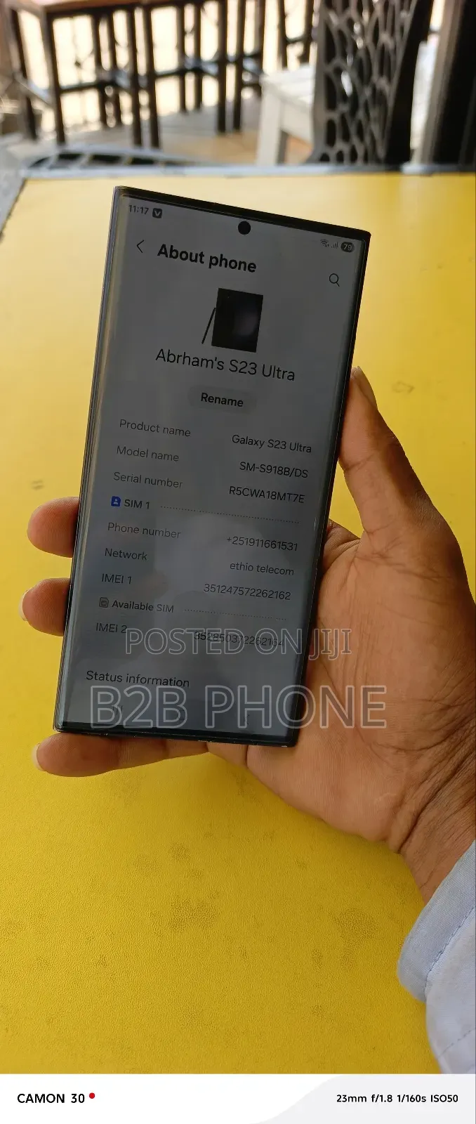 New Samsung Galaxy S23 Ultra 256 GB Blue