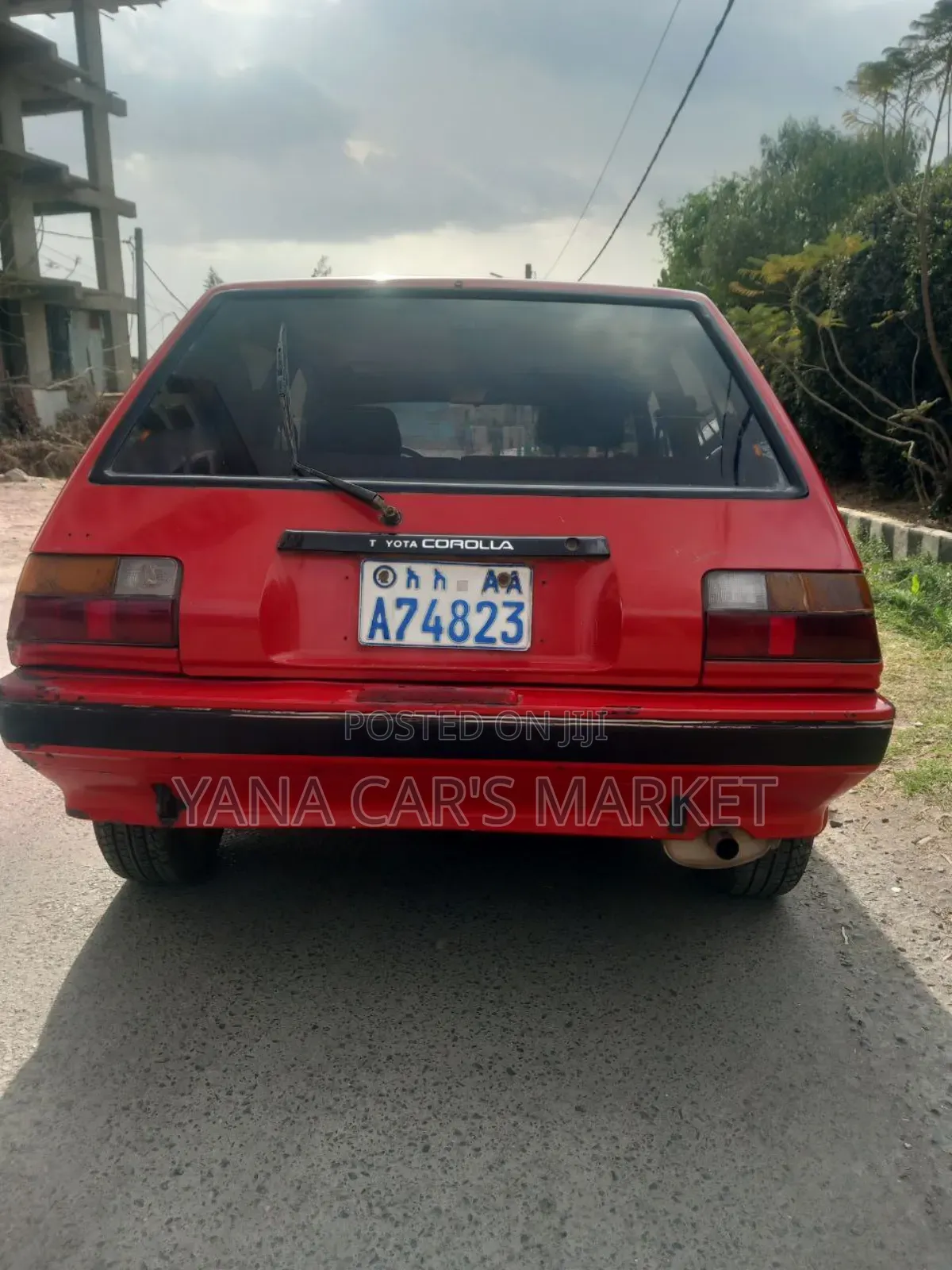Toyota Starlet 1986 Red