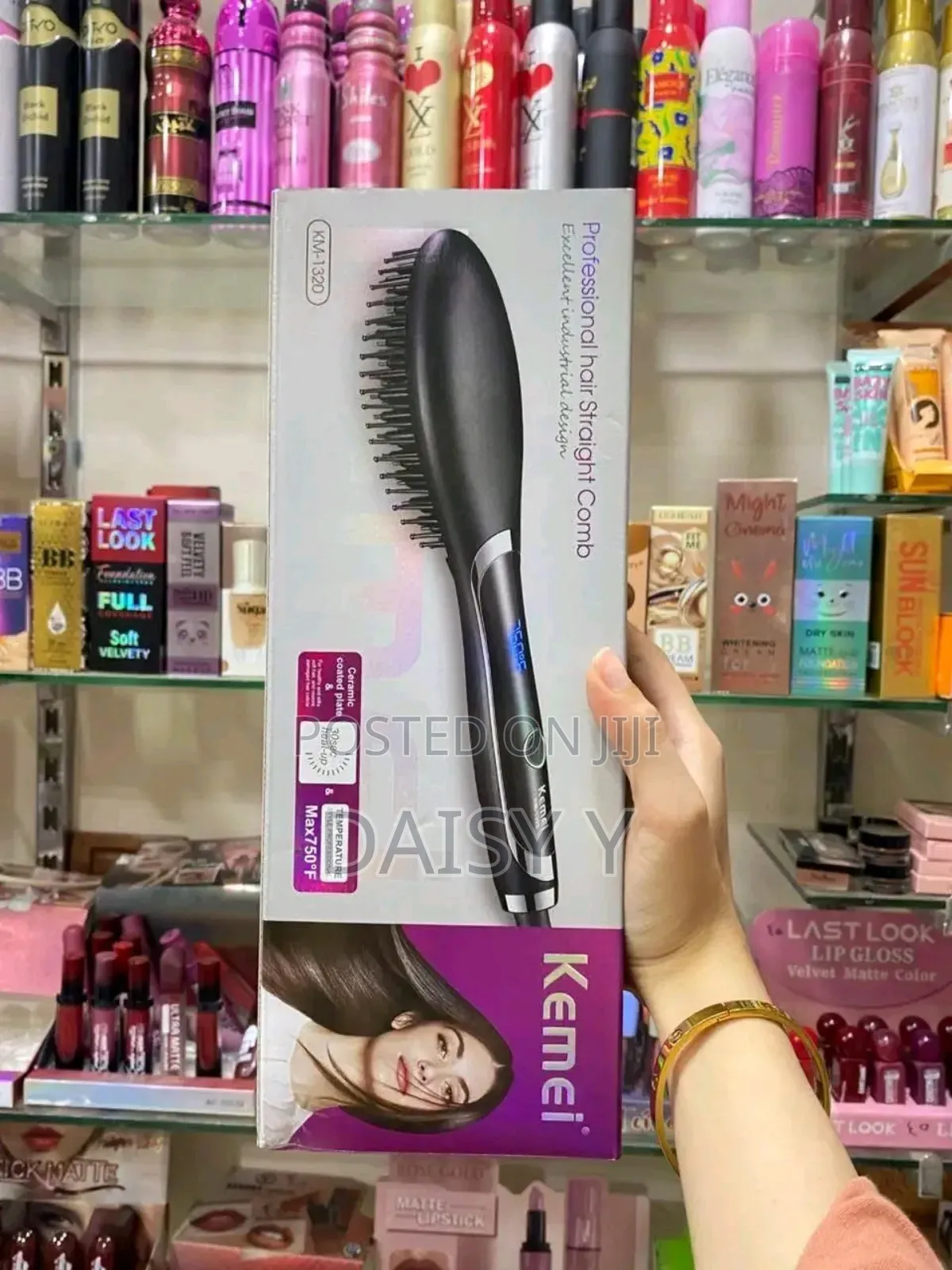Kemei Km-1320 Hair Straightener Brush