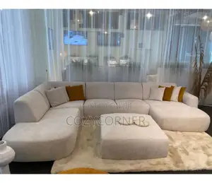L Shape Couch for Simple Cool Style of Living. ሶፋ