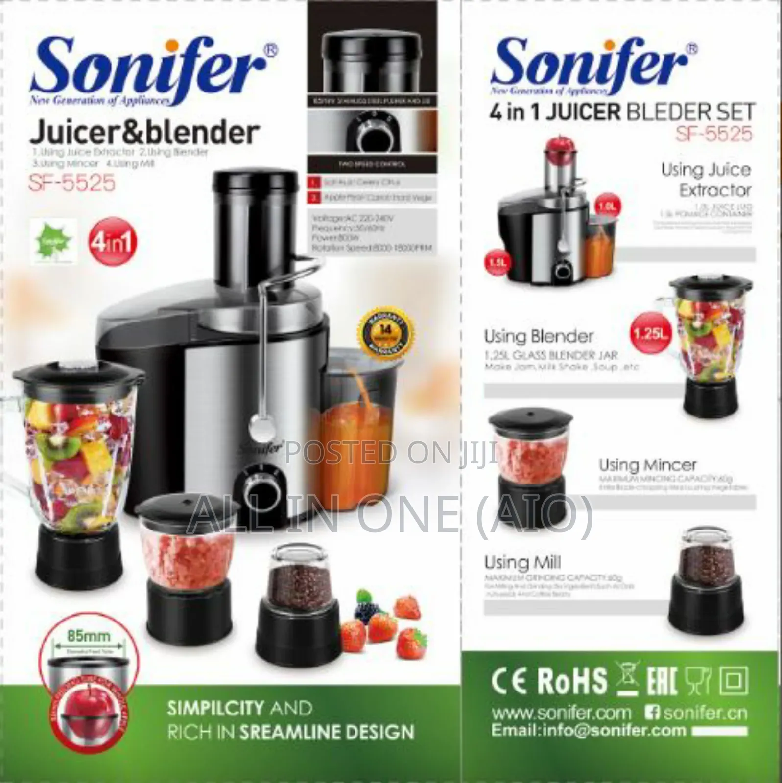 Sonifer Juicer Blender Sf-5525