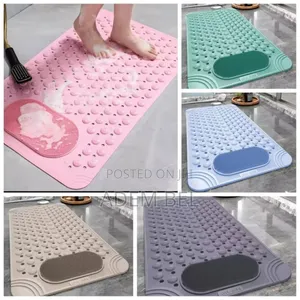 Anti-Slip Silver Bathroom Floor Safety Mat / Strips