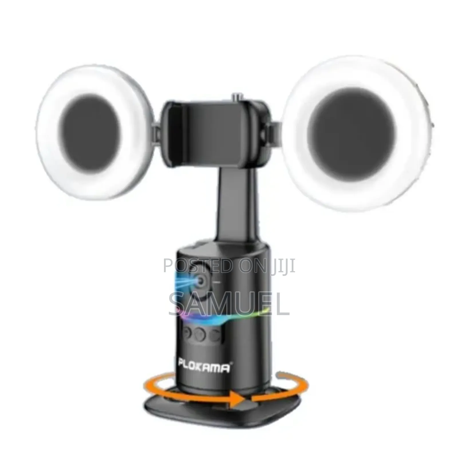 Plokama Auto Rotation Mobile Stand 3600 Smart Shooting With Lights