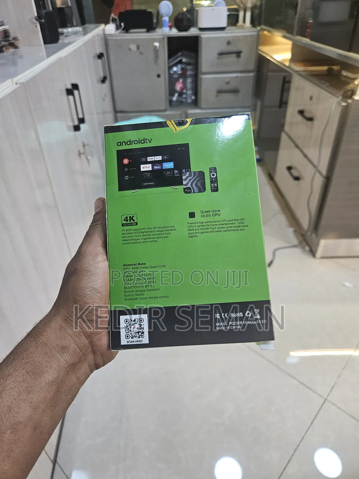 Pozzer Hercules 2.0 Black Tv Box