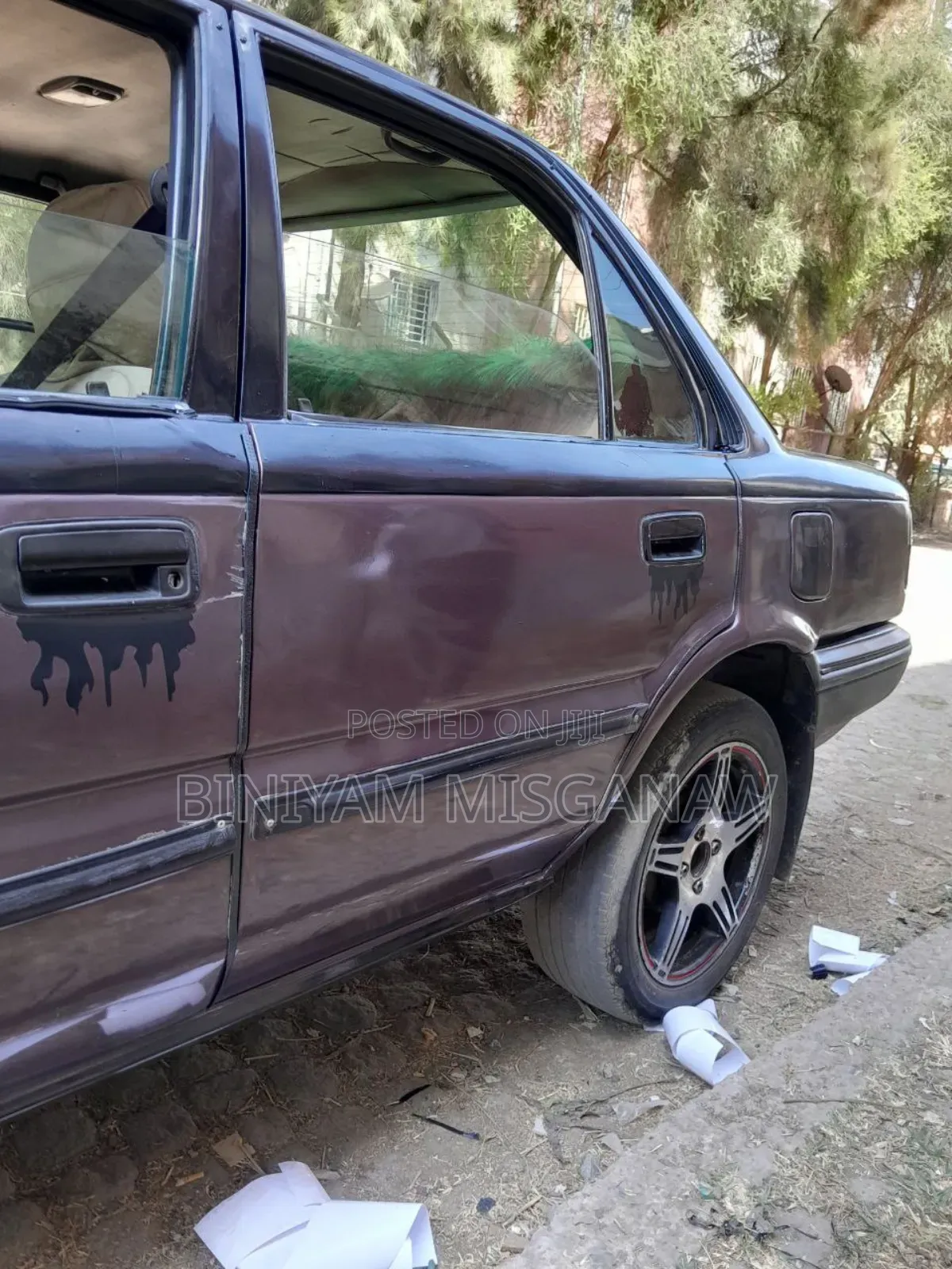 Toyota Corolla 1991 Burgundy
