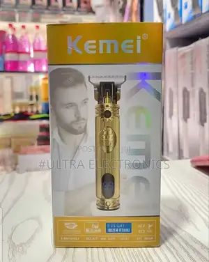 Kemei Km-700h or Km-700b Professional Hair Clipper in Gold.