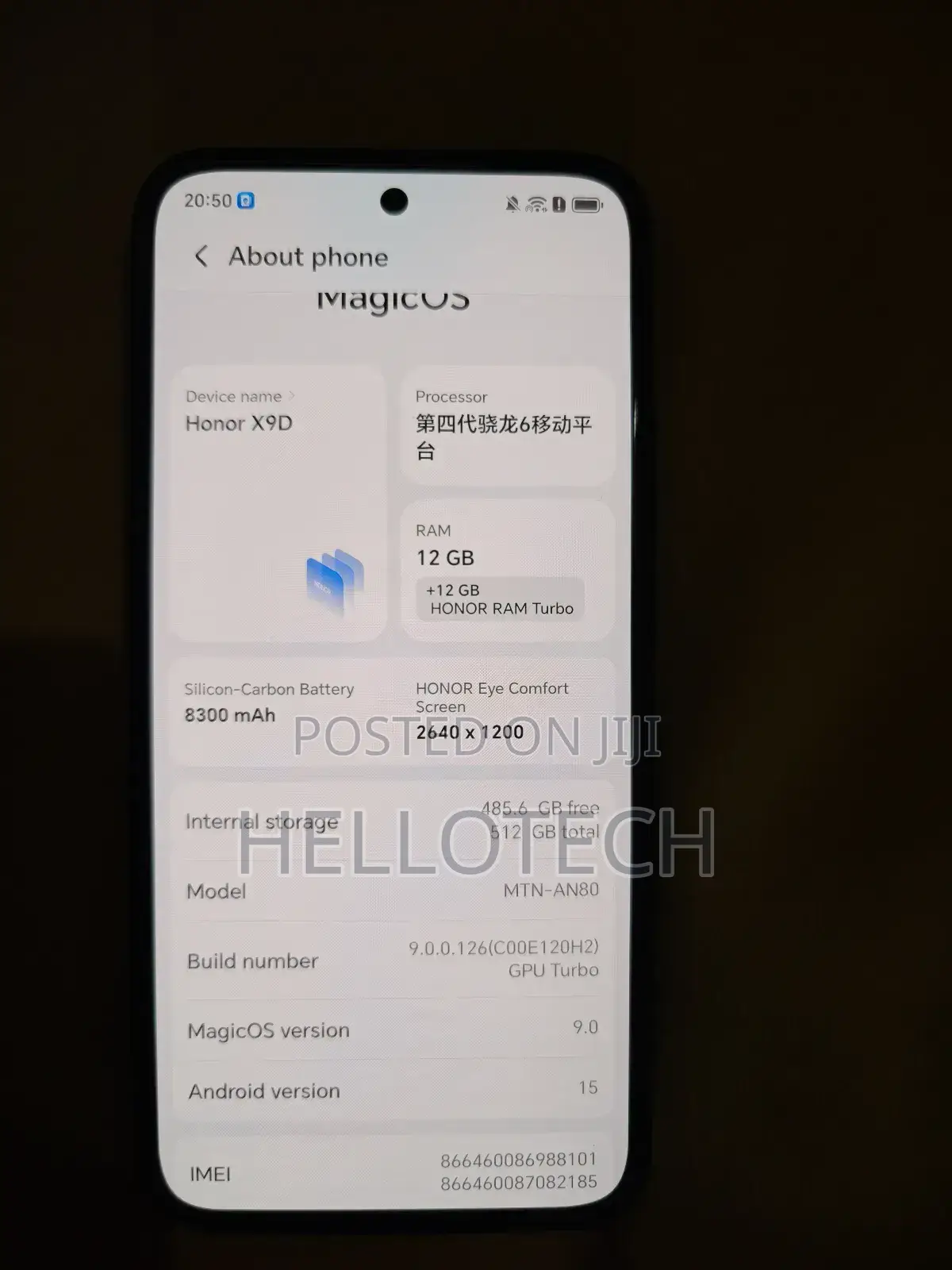 New Honor X9d 512 GB Black