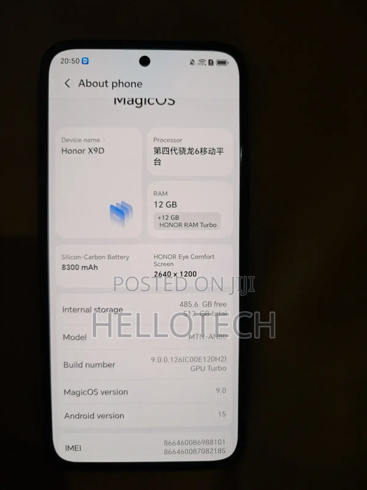 New Honor X9d 512 GB Black