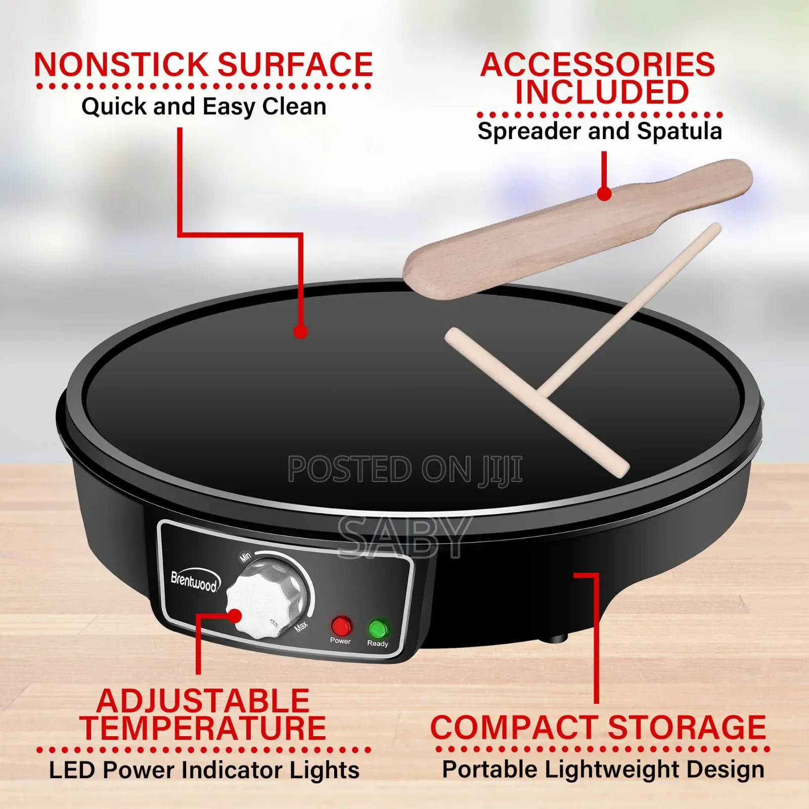 Non Stick Electrical Crepe Maker
