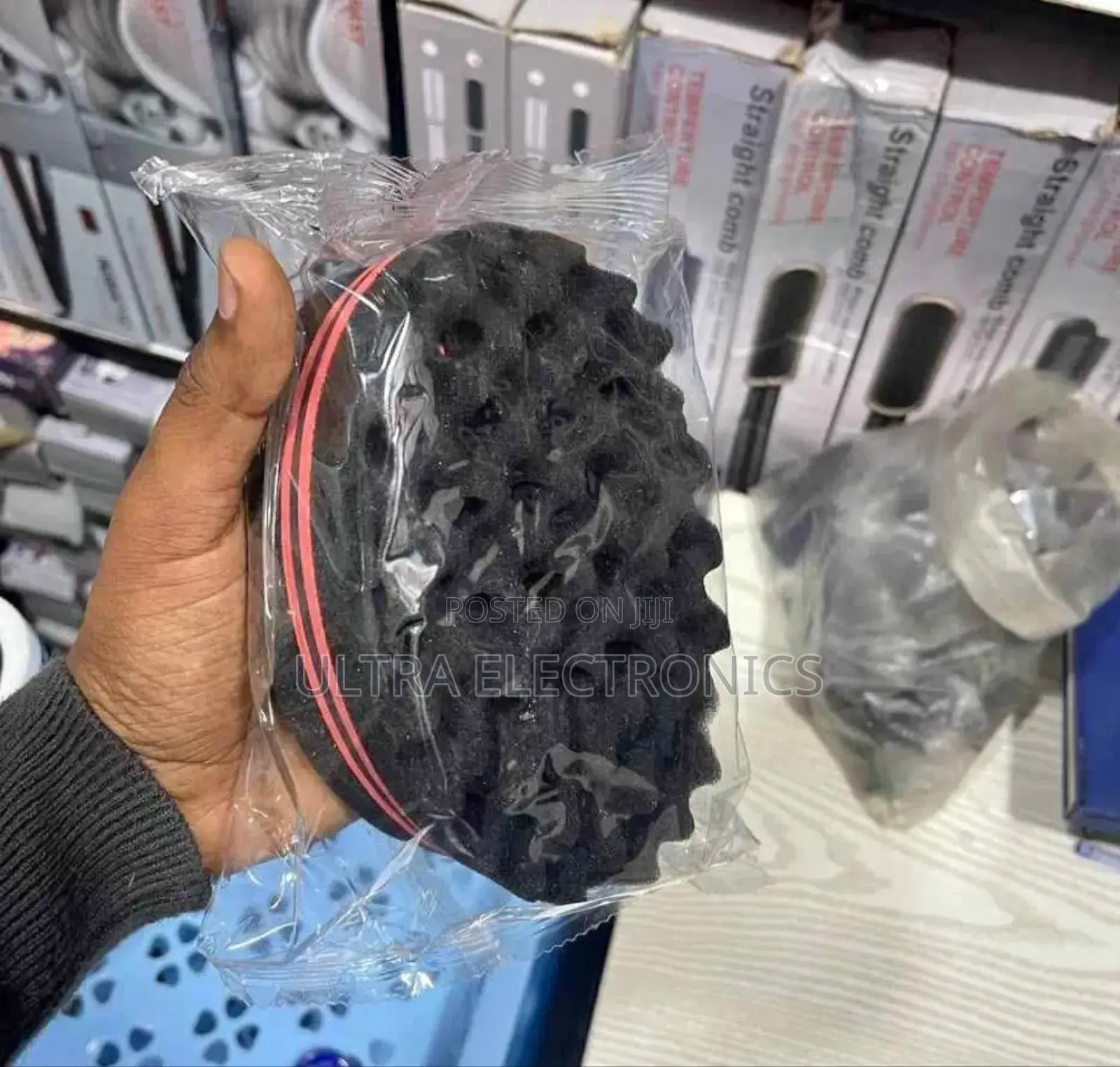 Double-Sided Hair Twist Sponge for Creating Afro Curls, Coils,