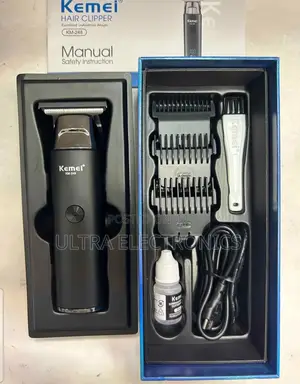 Kemei Km-248 Rechargeable Hair Clipper. Its Key Features Include: