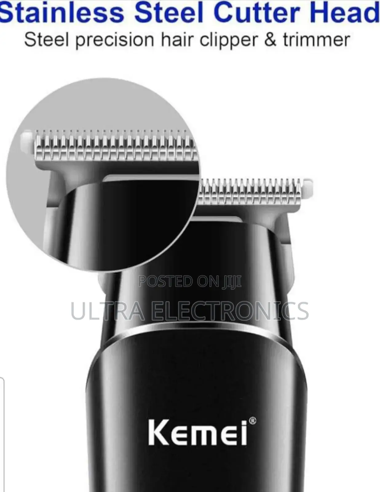 የቅርፅ ማሽን Kemei Km-1113 Rechargeable Beard and Hair Clipper.