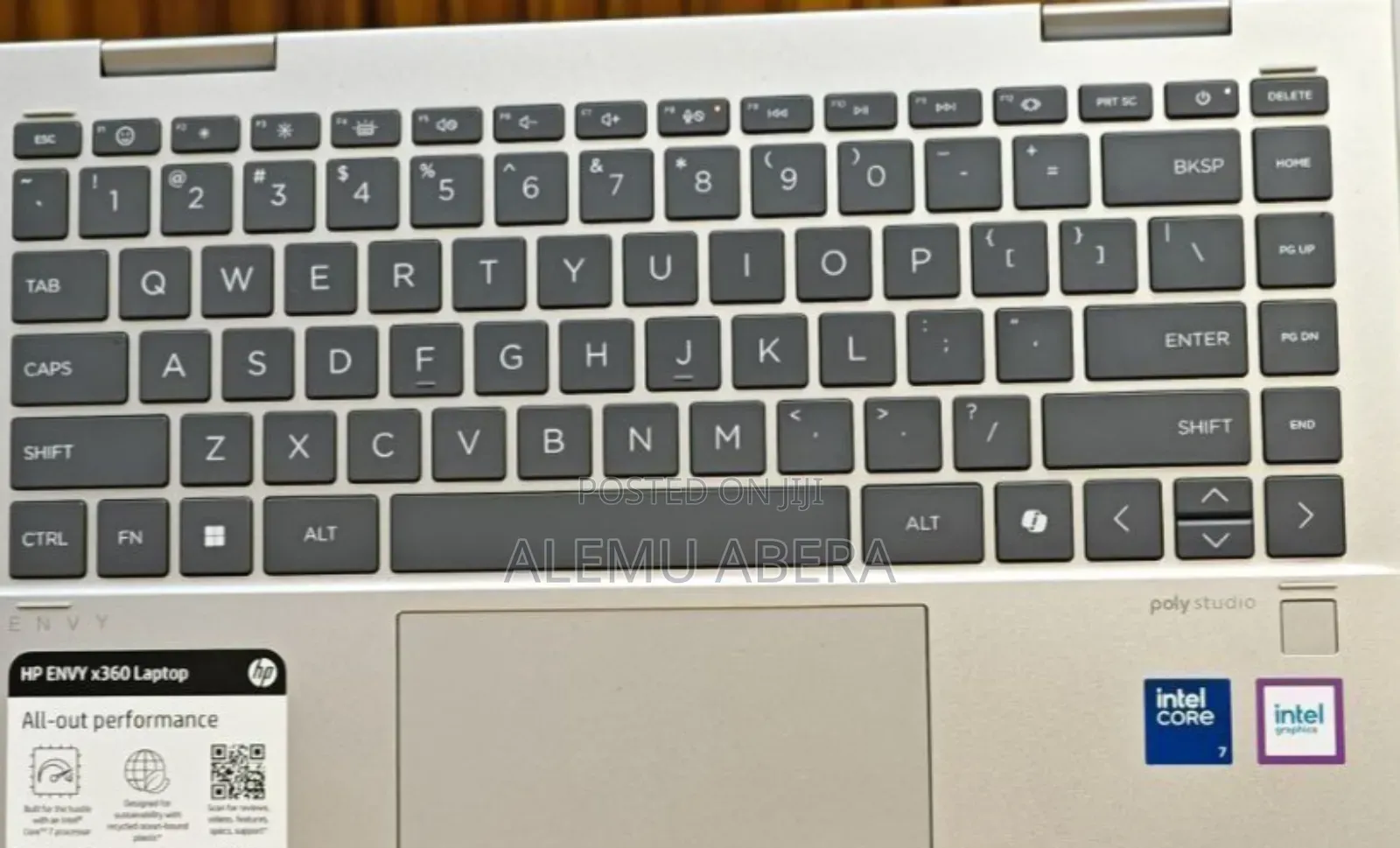 New Laptop HP Envy X360 16GB Intel Core 7 SSD 512GB