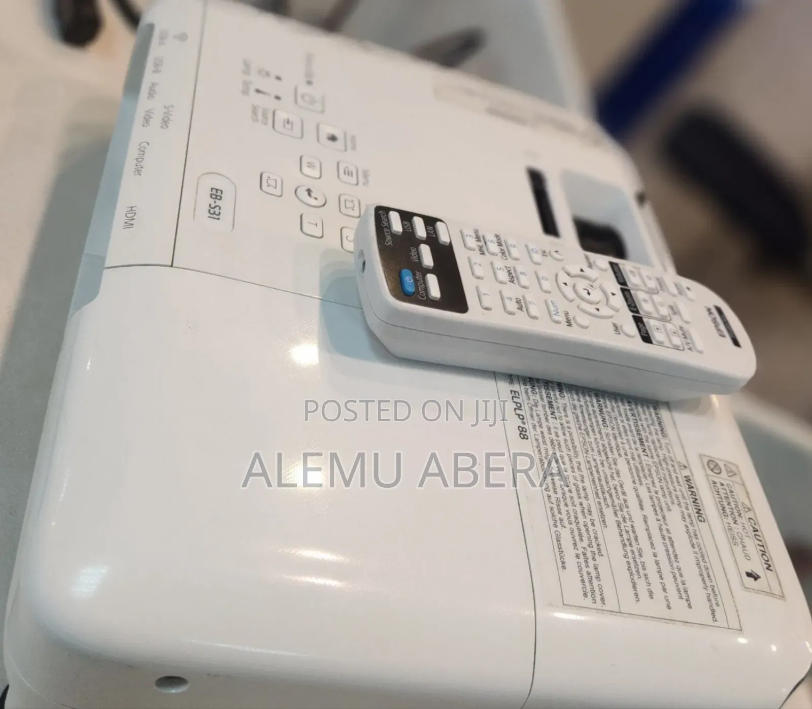 Epson Projector Model Name: Eb-s31 Has