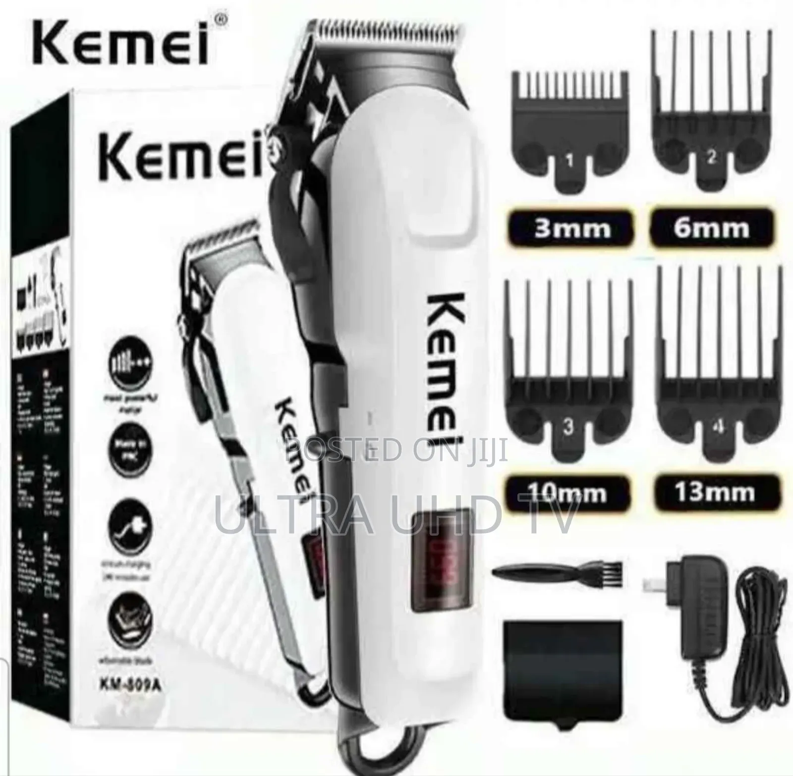Kemei Km-809a Rechargeable Professional Electric Hair Clipper.