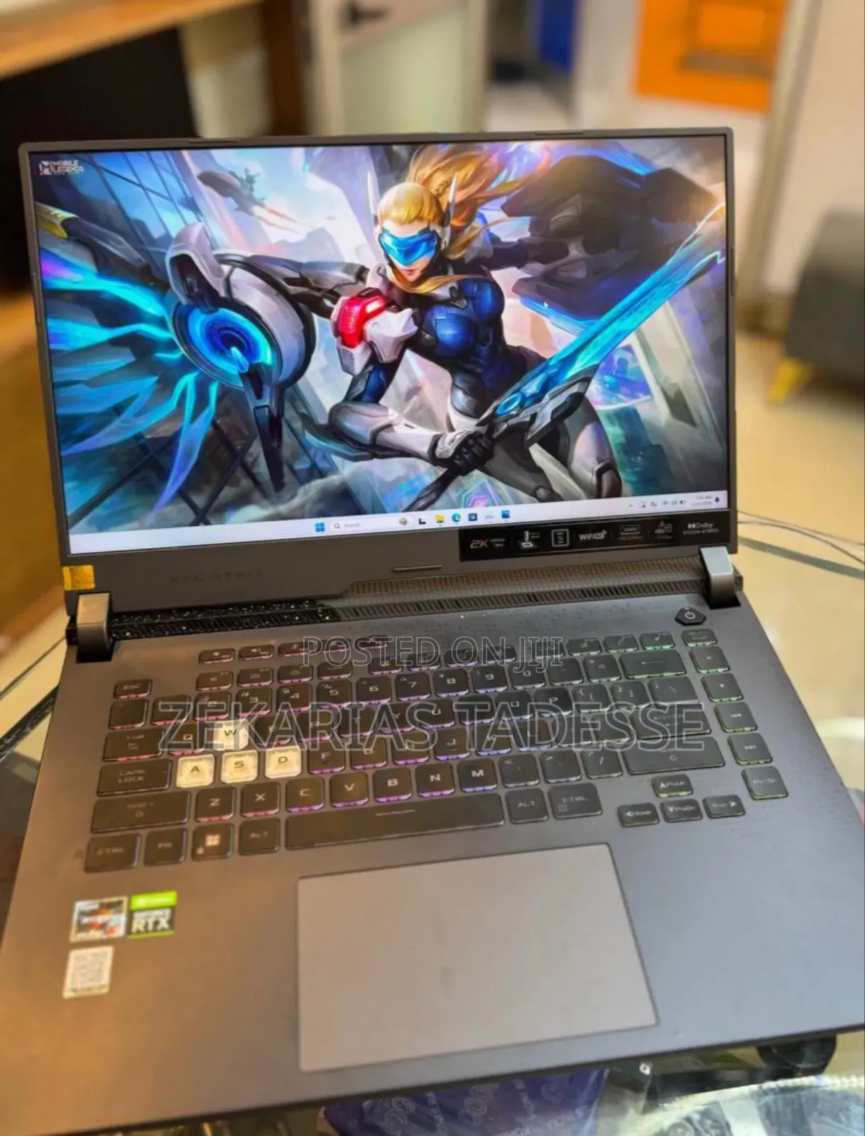 New Laptop Asus ROG Strix G15 16GB AMD Ryzen 9 SSD 512GB