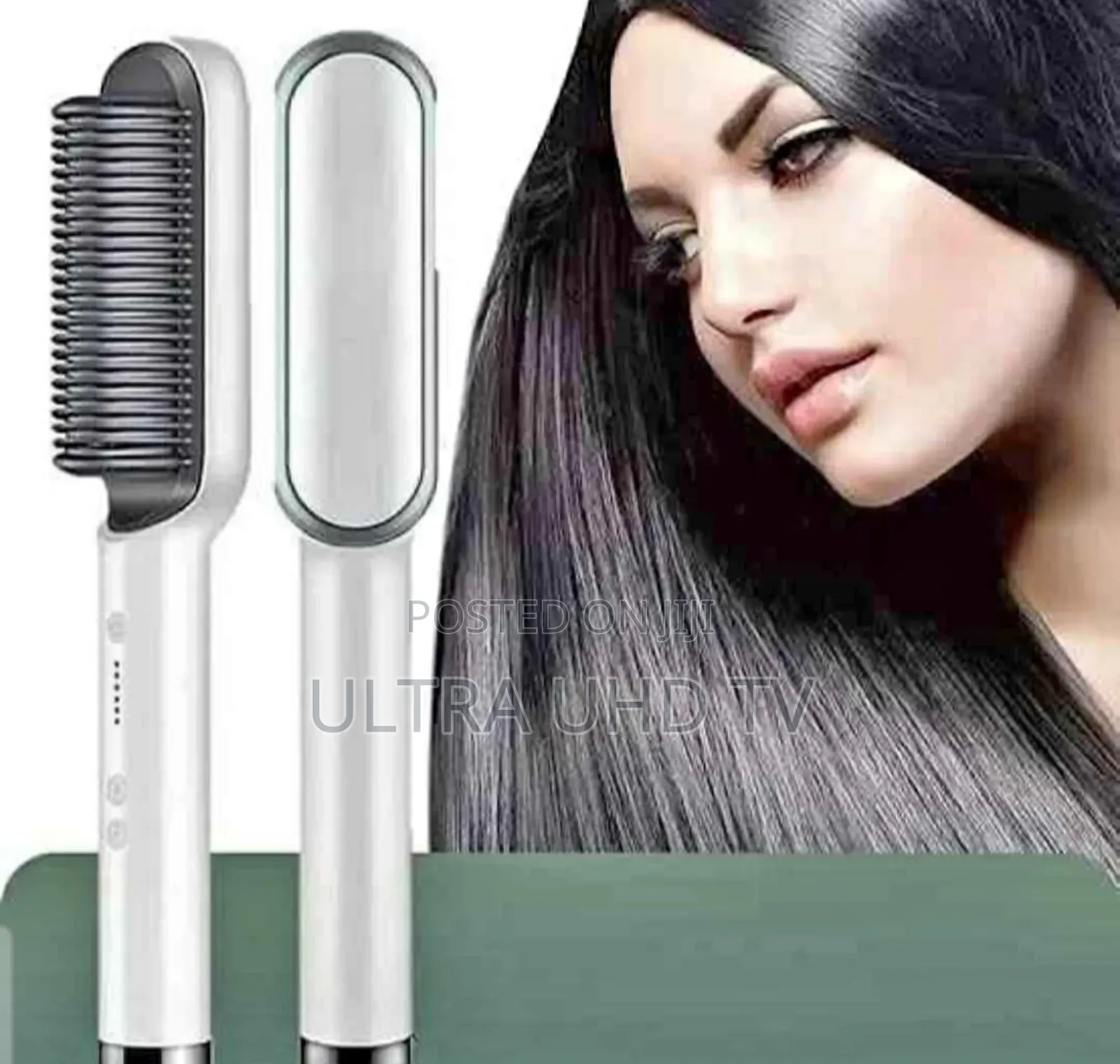 Hair Straightener Brush, an Electric Heated Styling