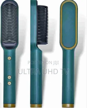 Hair Straightener Brush, an Electric Heated Styling