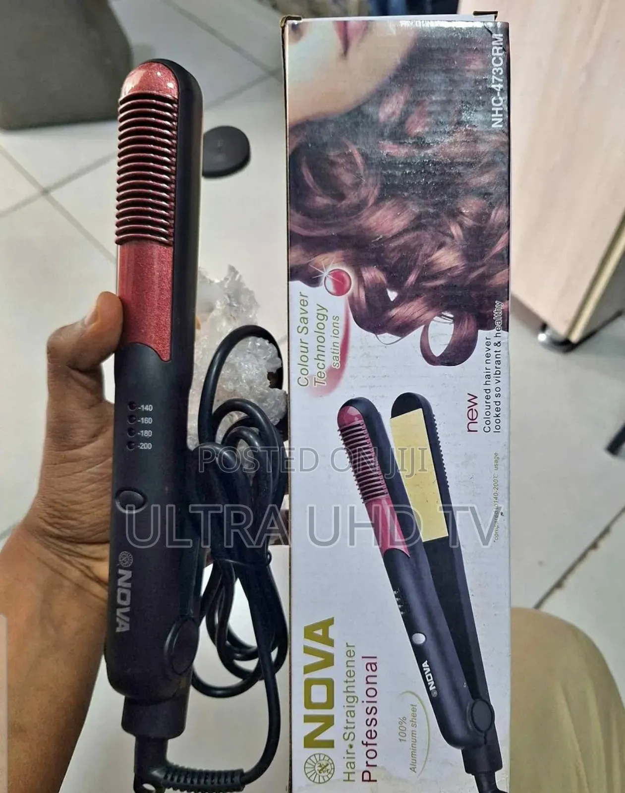 Nova Professional Hair Straightener, Model Number NHC-4730 or NHC-473