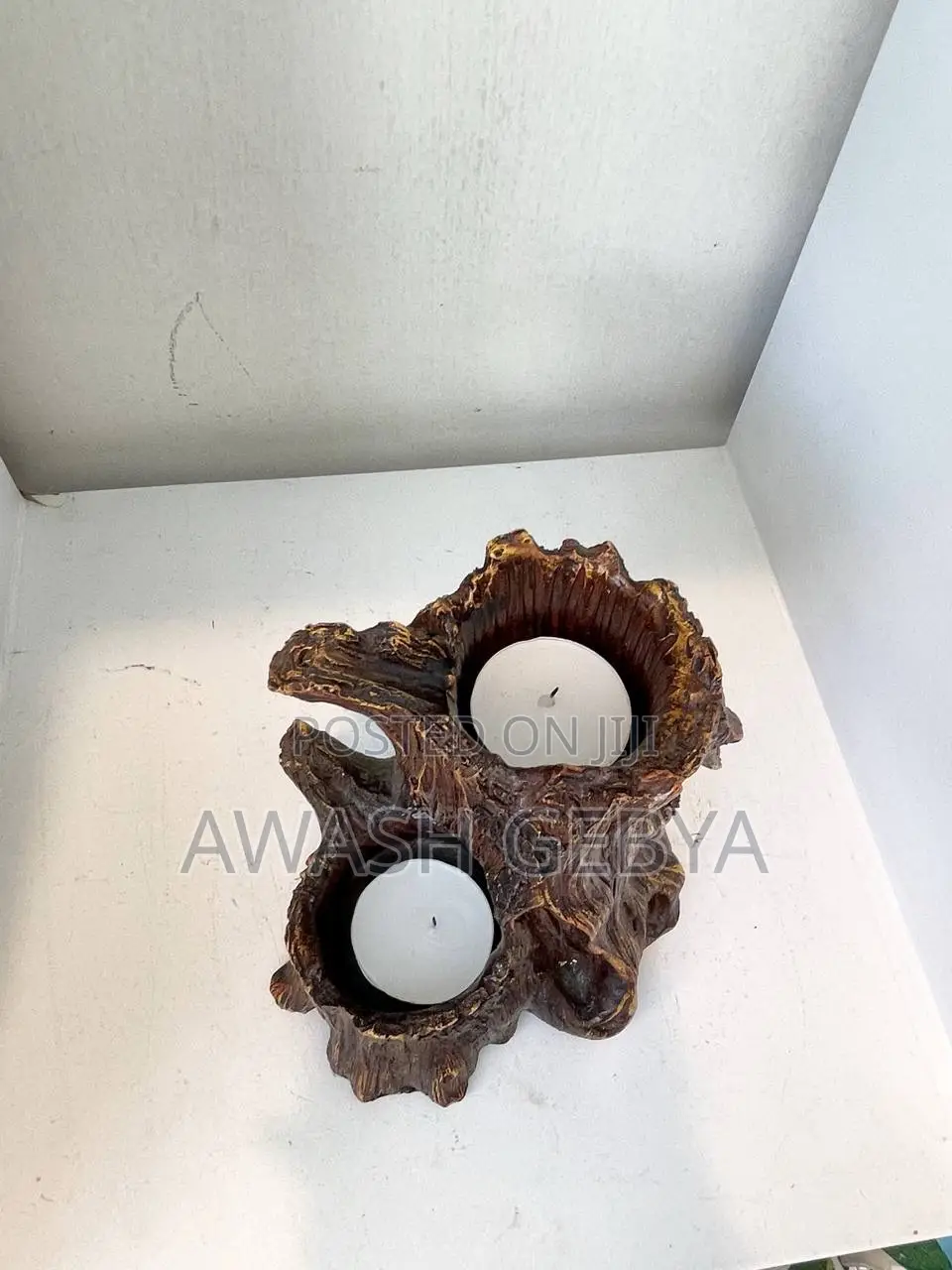 Tree Trunk Shape Candle Holder