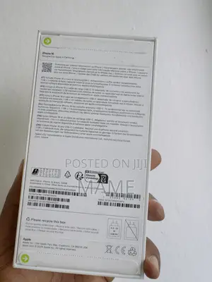 New Apple iPhone 16 128 GB Black