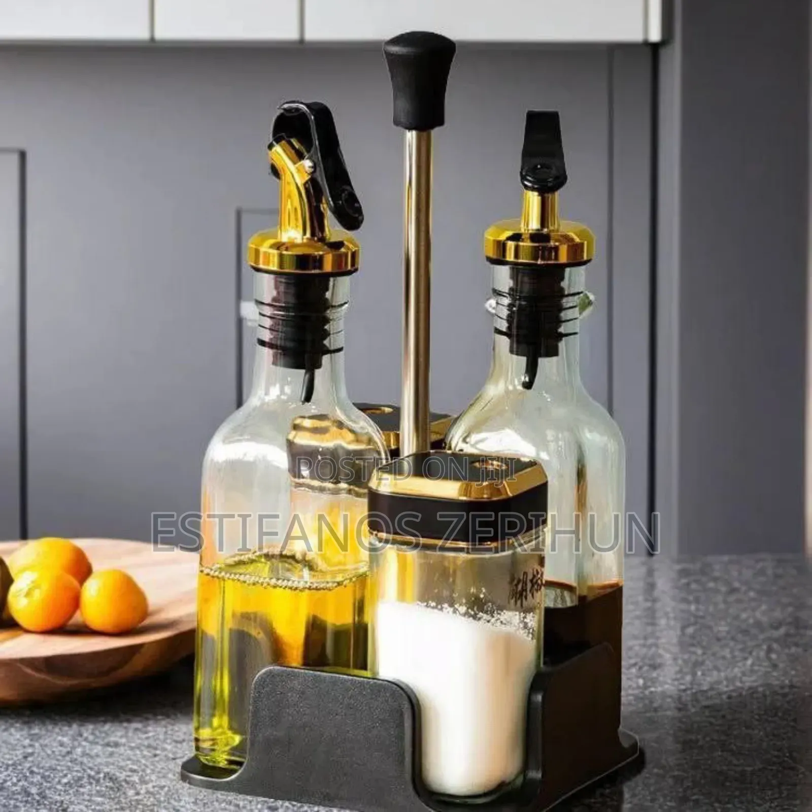 5 Set Condiment Bottles