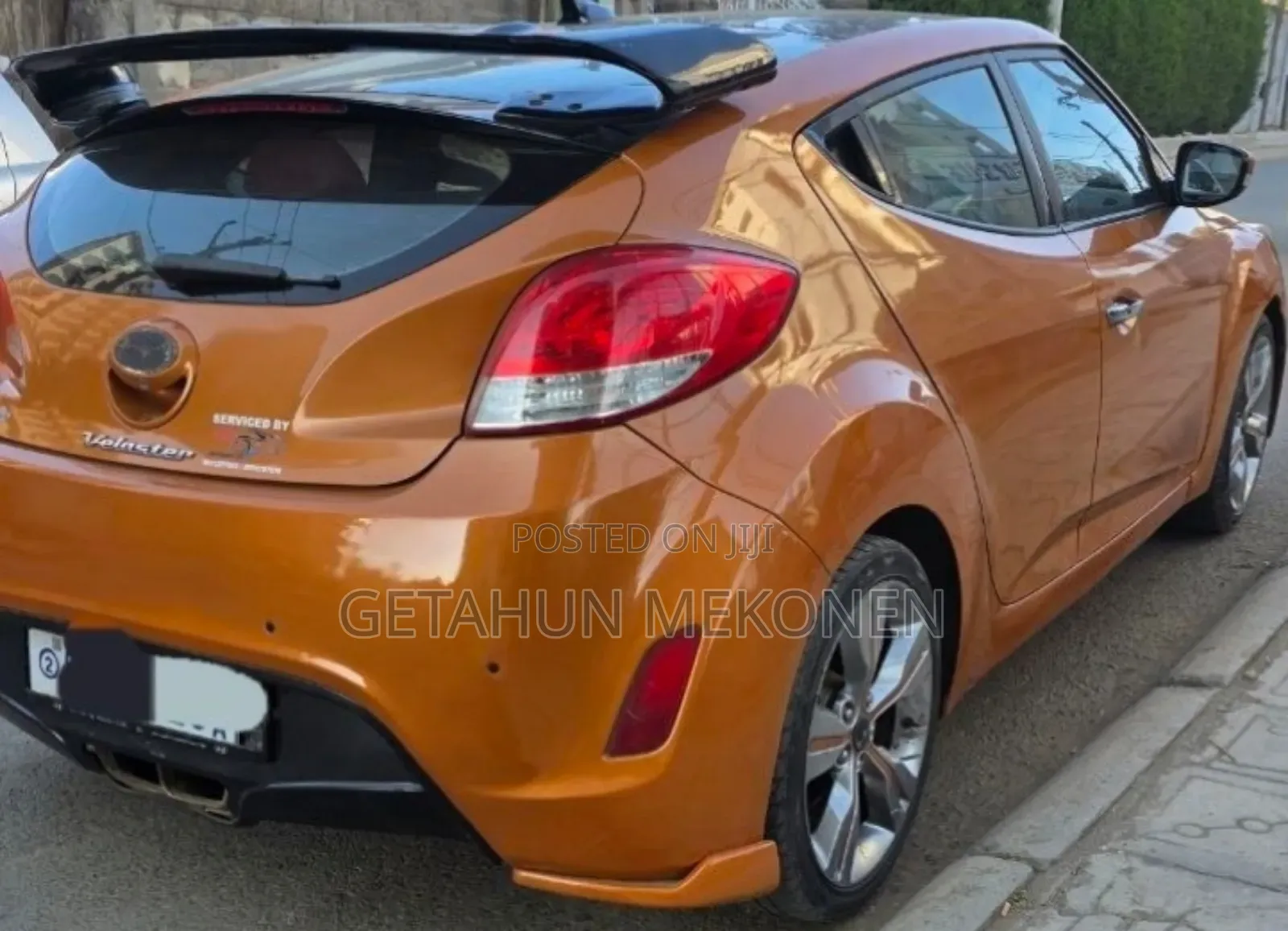 Hyundai Veloster 2014 Orange