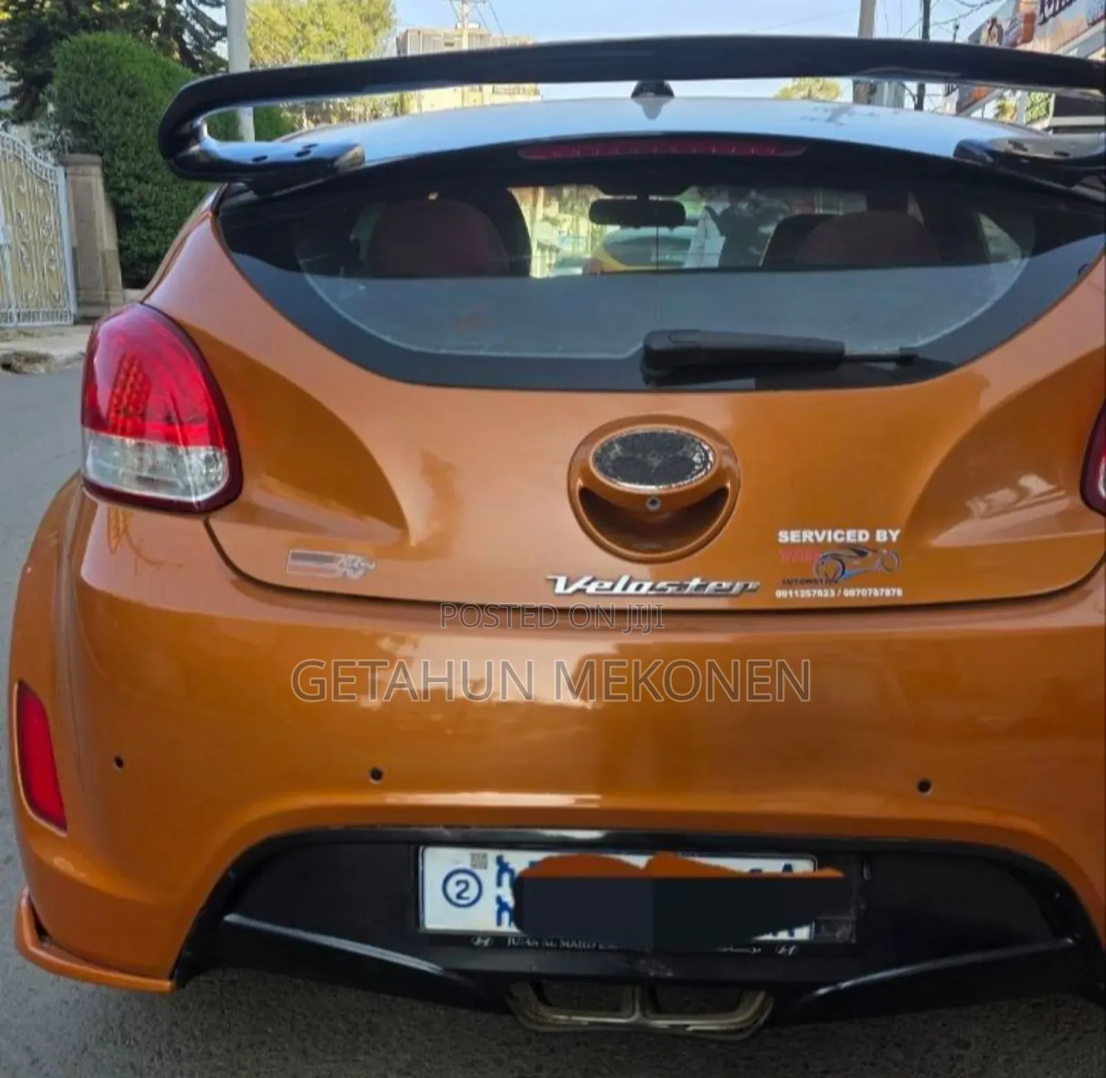 Hyundai Veloster 2014 Orange