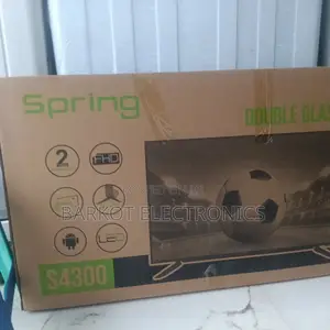 Spring Smart Tv 43 Inch Andraid Doubel Gelass 2025 Model