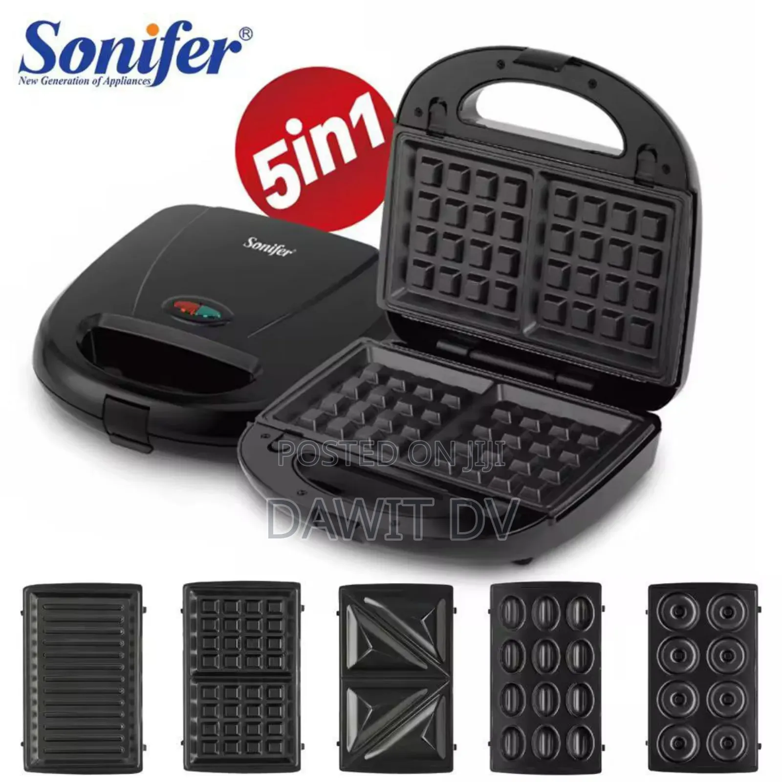 Sonifer 5 In 1 Sandwich Maker