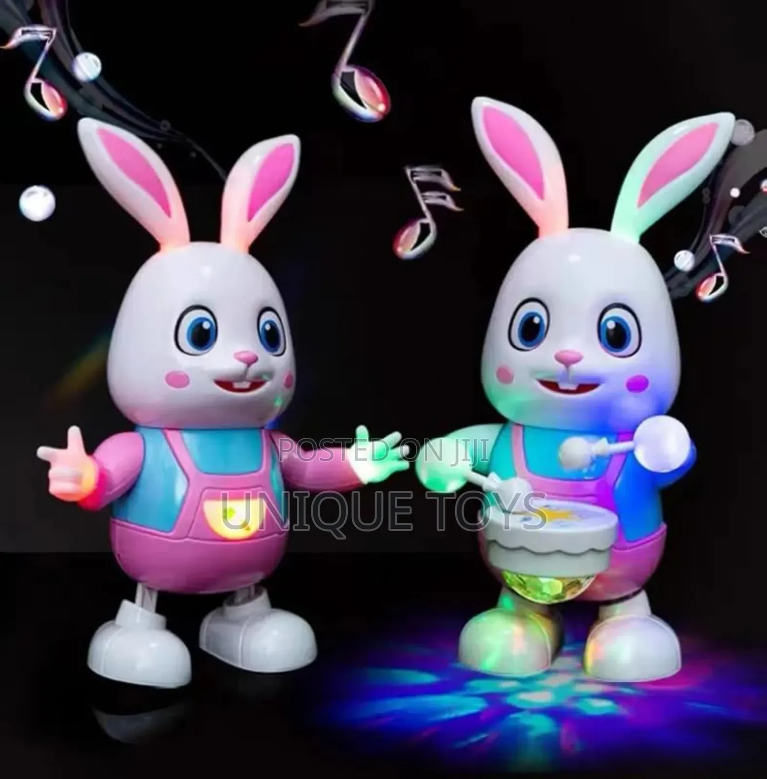 Robot Dancing Rabbit – Music, Lights Drum Fun