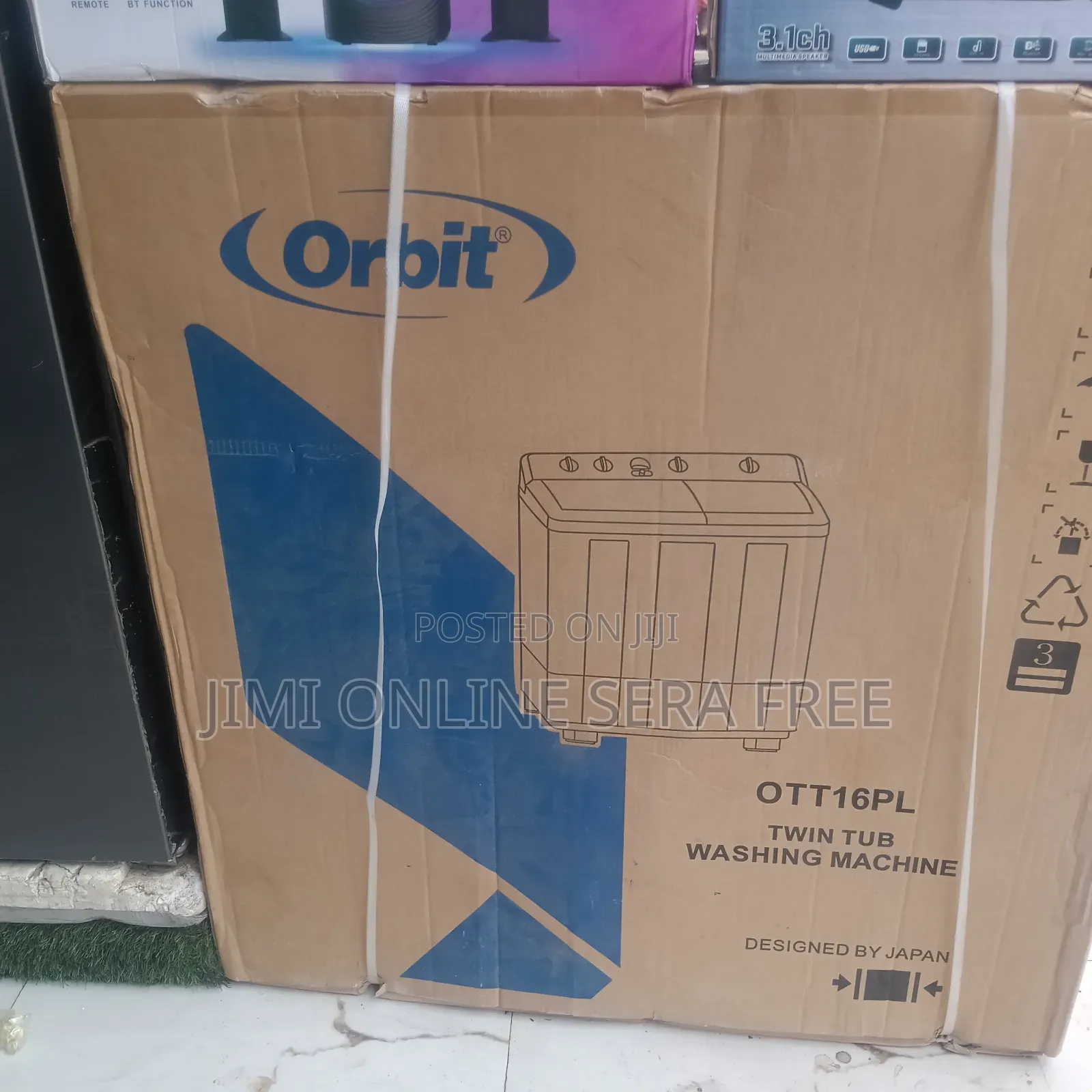 Orbit Washing Mashin Lauder 16kg Brand Model Ters New