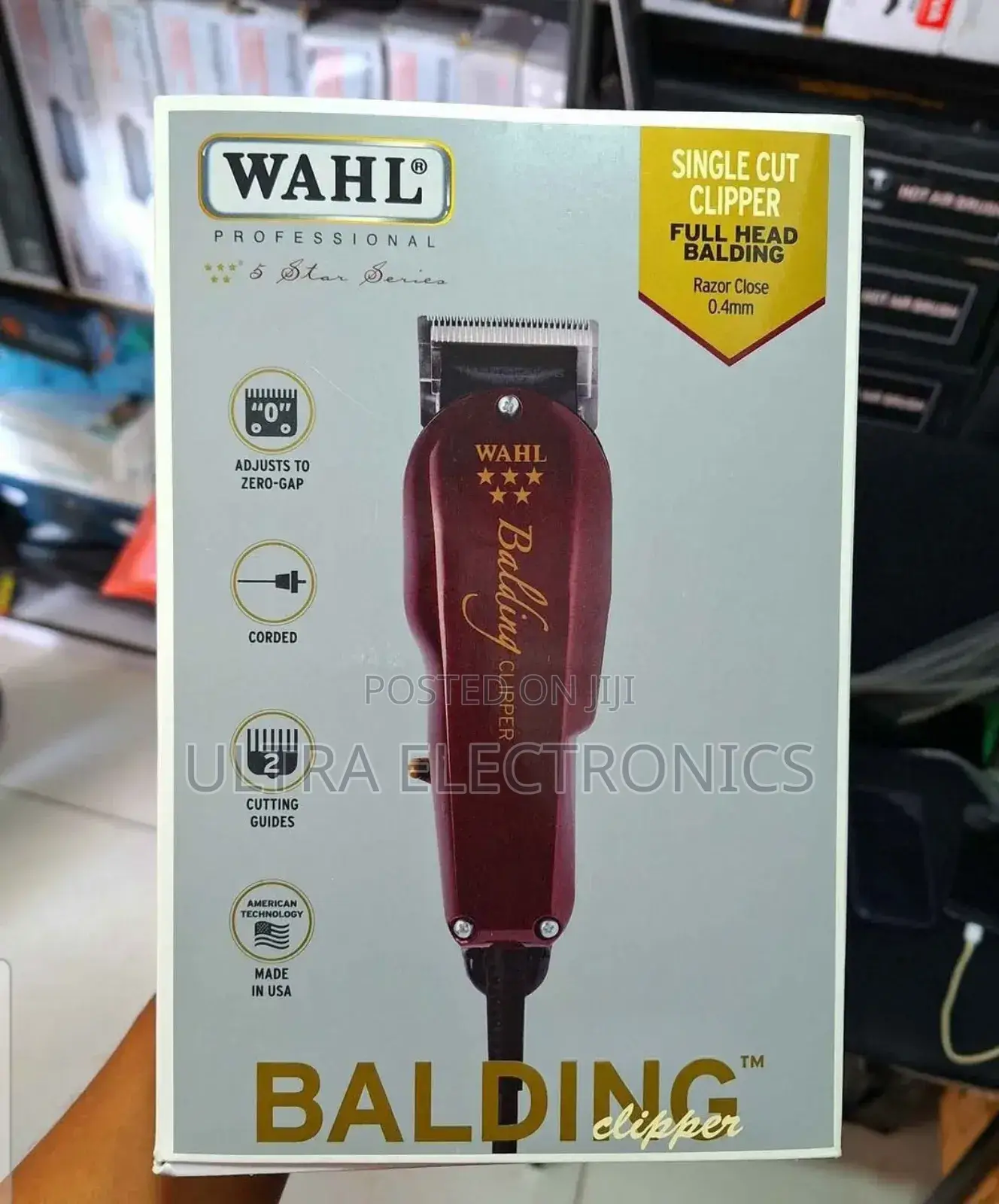 Wahl Professional 5-Star Balding Clipper. It Is Designed for Achieving