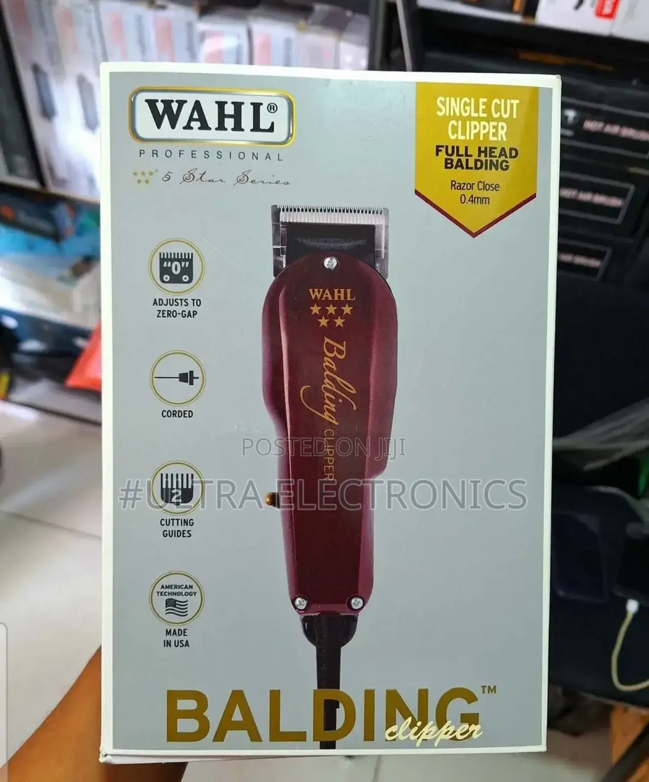 Wahl Professional 5-Star Balding Clipper. It Is Designed for Achieving