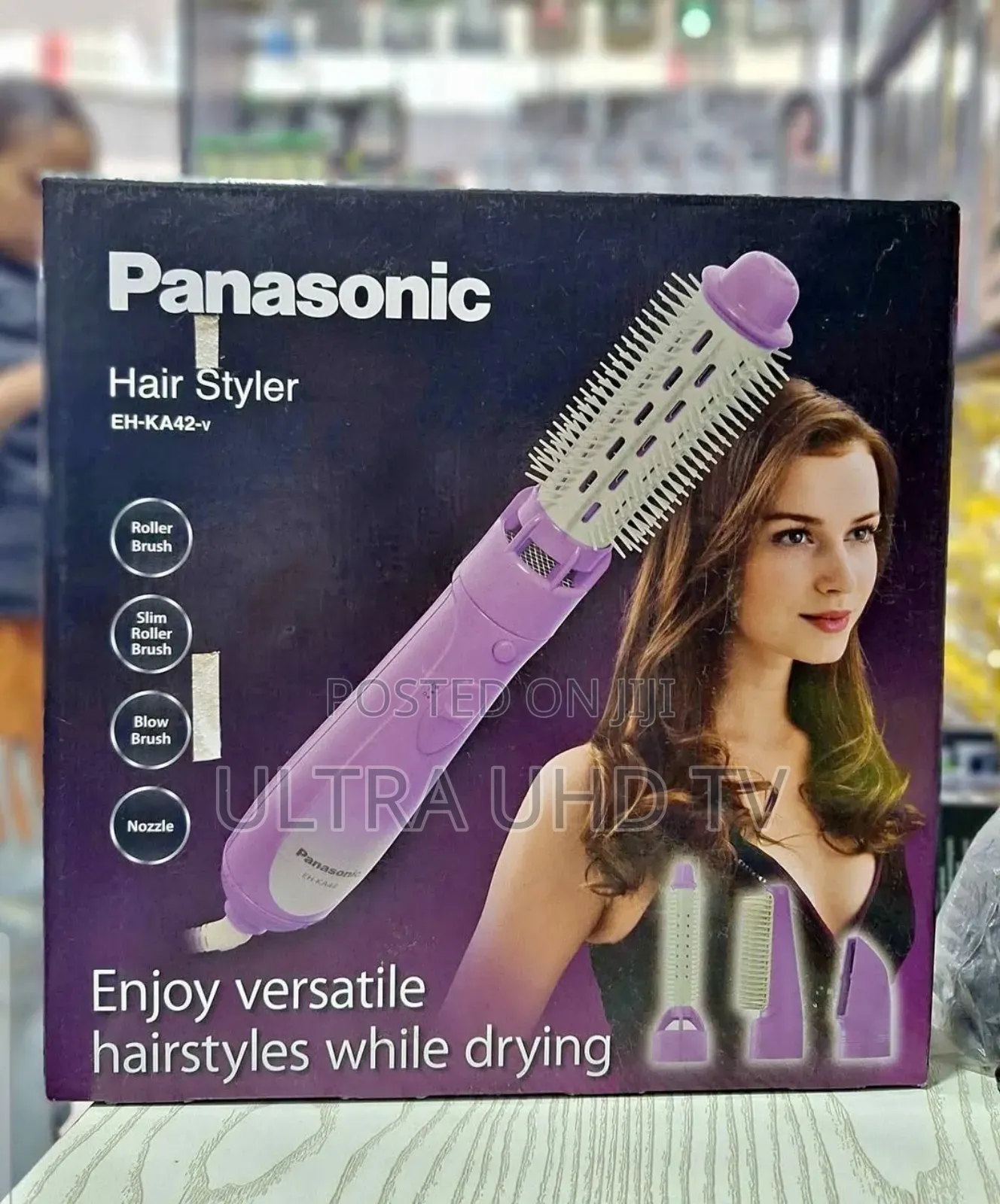 Panasonic Eh-Ka42-v Hair Styler in Purple.
