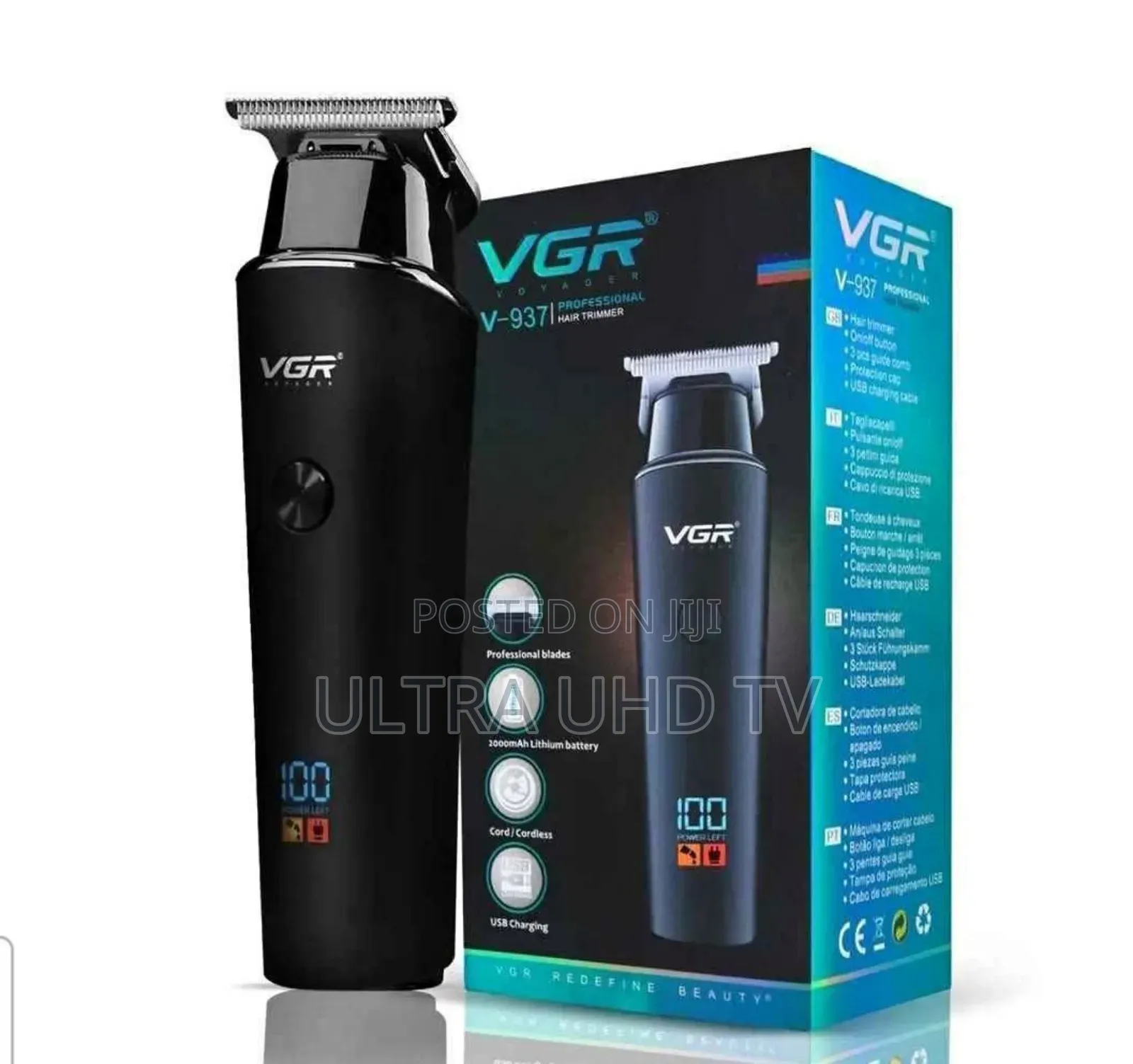 VGR v-937 Professional Hair Trimmer.Features Professional Stainless
