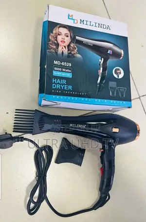 የፀጉር ማድረቂያ Milinda Md-6529 Professional Hair Dryer. It Features