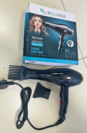 የፀጉር ማድረቂያ Milinda Md-6529 Professional Hair Dryer. It Features