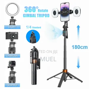Plokama Selfie Stick With a Built-in Tripod and a Phone Mount.