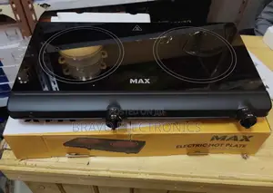 Max Electric Hot Plate Stove – 2 Burner | Fast Powerful Cooking!
