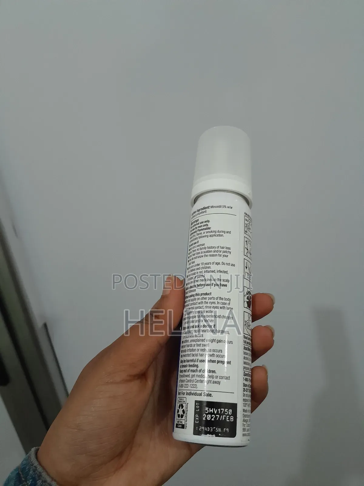Kirkland Minoxidil 5% Foam for Sensitive Skin Original From Usa