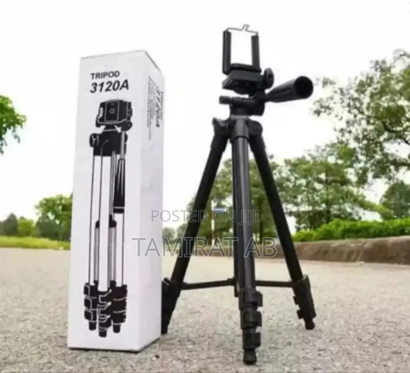 3120a Aluminum Tripod Stand – Phone Camera Compatible