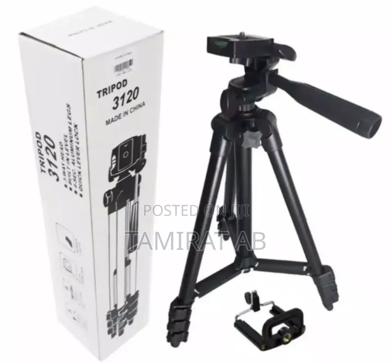 3120a Aluminum Tripod Stand – Phone Camera Compatible