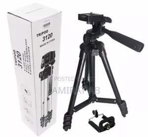 3120a Aluminum Tripod Stand – Phone Camera Compatible